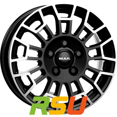 MAK Nomad black mirror 7x17'' ET46 LK5 108 ML 65.1 Alufelgen 17 Zoll