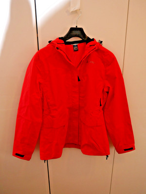 ODLO LADY ( L ) Regenjacke Outdoor / E Bike/ Radsport  3x getragen  Größe  L Rot