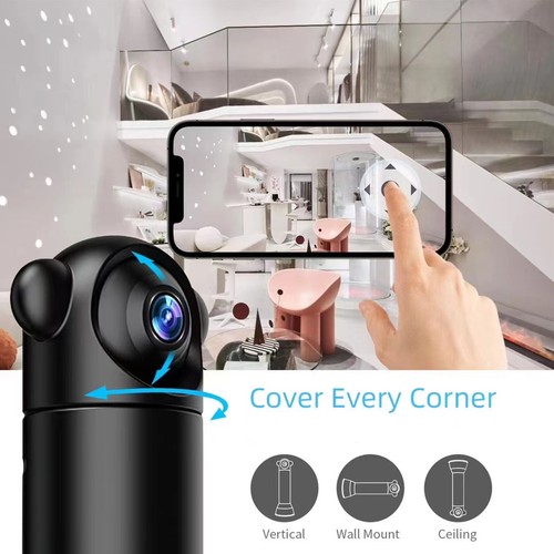 1080p Home Security Camera With Built In AP Hotspot Night Vis-ion Motion Det NEW - Afbeelding 5 van 12