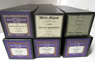 Welte Lettore Mignon Rotoli per Pianoforte (60 Musica Classica