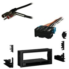 Fits Chevy S-10 Pickup 2002 w/ Factory 1.5 DIN Radio Harness Install Dash Kit