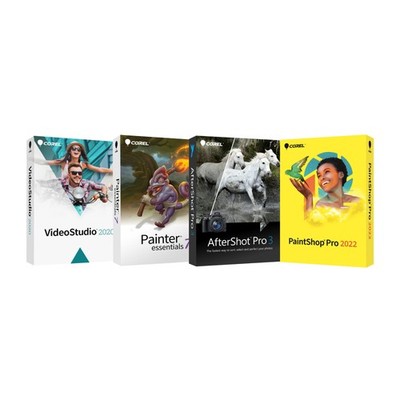 Corel Software Bundle of 4 Softwares OEM Photo Video and Art Software Suite