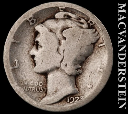 1923-S Mercury Dime — photo from the most recent tracked eBay sale