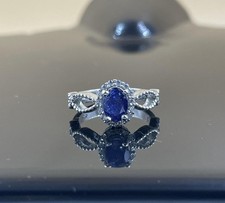 Handmade Blue Sapphire Sterling Silver Perfect Wedding Ring For Wife