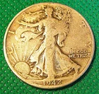 1942 P Walking Liberty Half Dollar - Fine or Better - 90% Silver #S1877