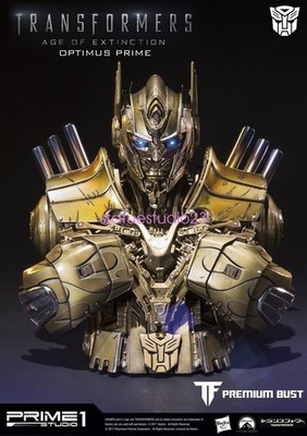 Prime 1 Studio PBTFM-09GL Autobots Optimus Prime Bust Model Statue Gold Version