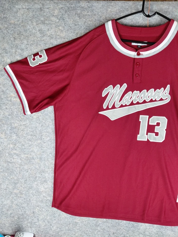 Derek Jeter Kalamazoo H.S. Camiseta de béisbol Headgear Classics para hombre 5XL 29x36 LEER Foto 4 de 4