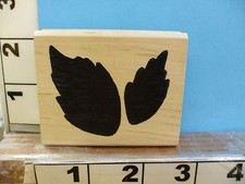 bold solid leaf rubber stamp 1A