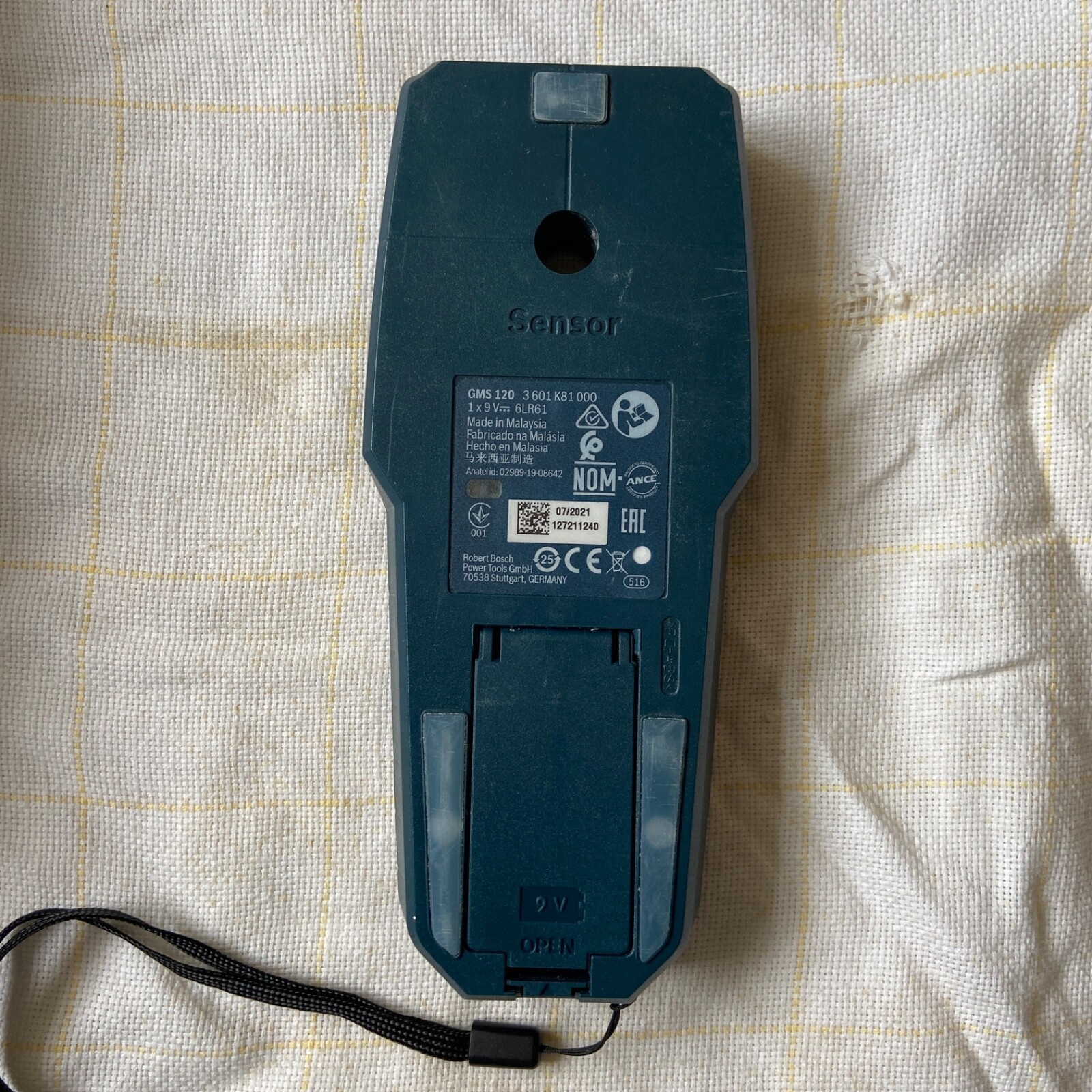 Bosch Professional 0601081000 GMS 120 Stud Finder with Hand Strap