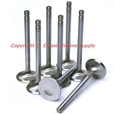 Set Of 8 Stainless 1.5 Exhaust Valves Fits Sb Chevy 400 350 327 307 305 283