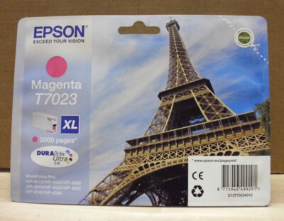 Epson T7023 Tinte magenta Workforce Pro WP 4000 4015 4025 4095  4515 4525 4535