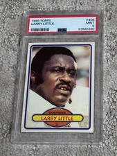 1980 TOPPS FOOTBALL CARD PSA 9 LARRY LITTLE HOF MIAMI DOLPHINS