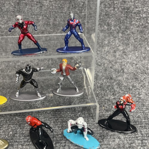 18 Toy Lot Jada Marvel Nano Metalfigs Mini-Figures Die Cast Metal Spider Man - Picture 4 of 11