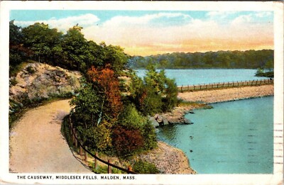 Malden Mass The Causeway Middlesex Fells State Park postcard