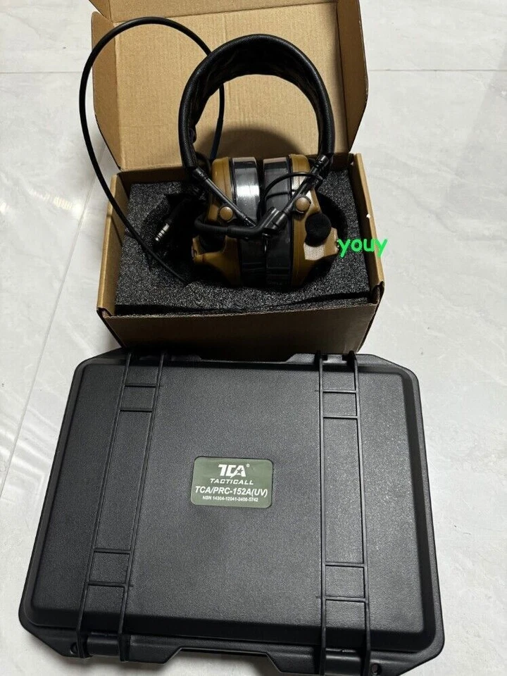 2024 HARRIS TCA PRC-152A Military Aluminum Shell Radio + Comtac III Headset Set - Image 3 of 4