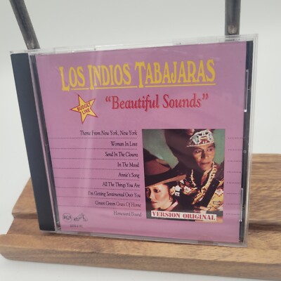 Rare Beautiful Sounds Audio CD By Los Indios Tabajaras EX Disc Torn Insert 