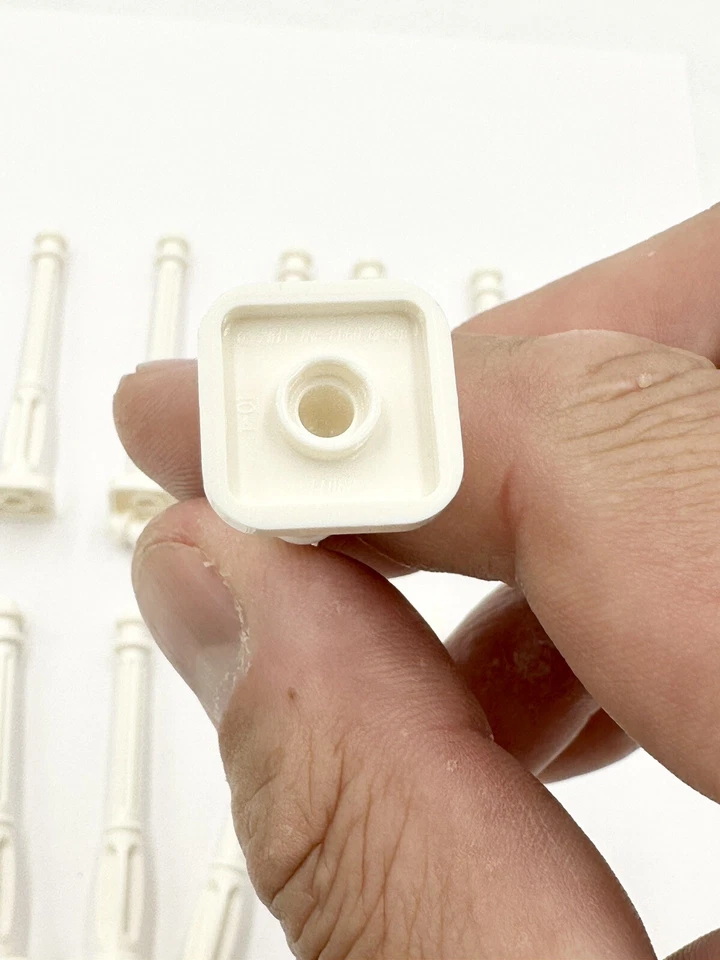 Lego Ciudad/Pueblo/Pueblo Blanco LUZ DE CALLE Poste de Lámpara X10 NUEVO Granel Legos Navidad Foto 3 de 3