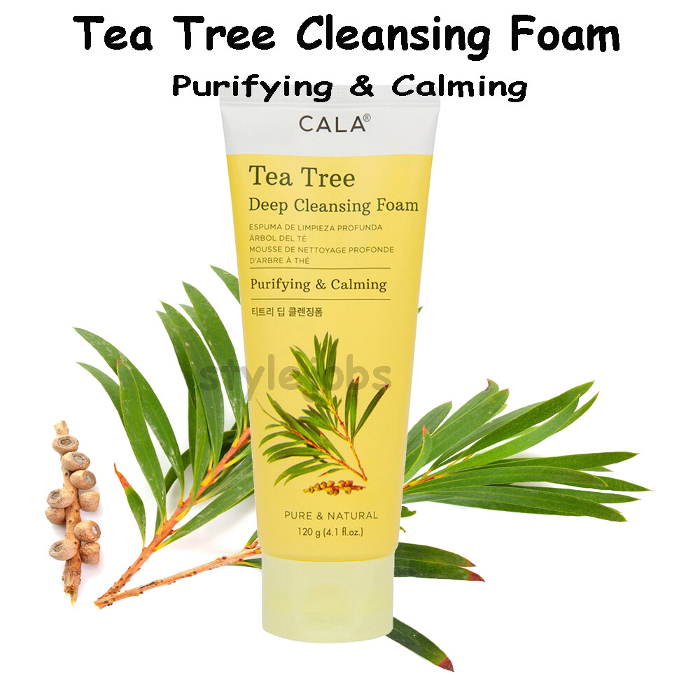 cala tea tree deep cleansing foam