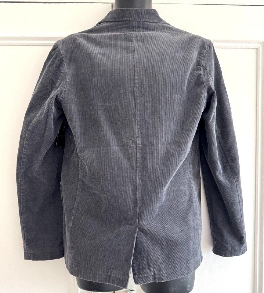 EZEKIEL Blue Corduroy Blazer Jacket - Black Label - Medium - NWT - Skate - Image 2 of 4