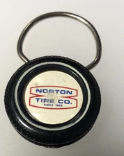 Norton Tire Company Auto Automotive Parts Automobile Vintage Keychain Key Ring