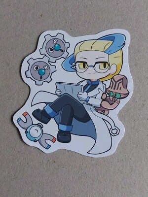 Colress / Achromas - Sticker - Pokemon Black White 2 Schwarz Weiß 2 Team Plasma