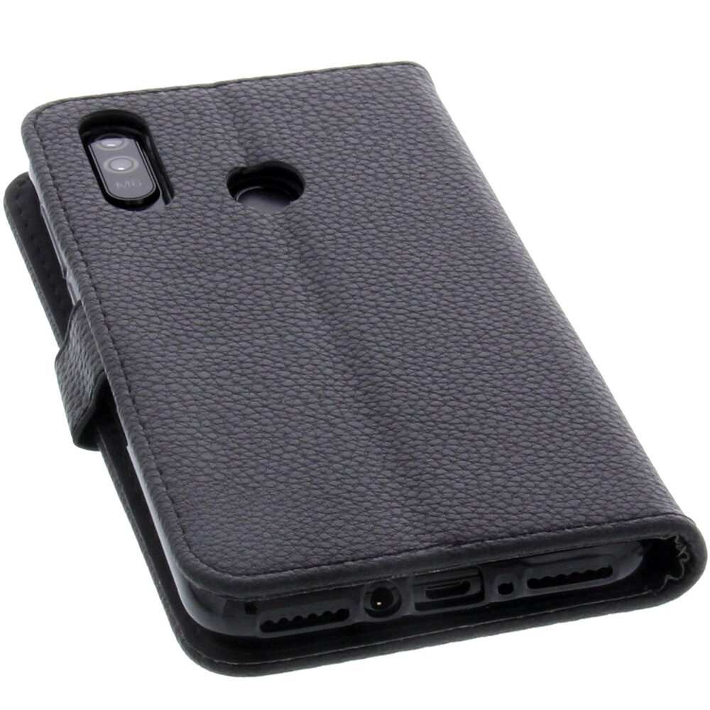 Suncase Custodia in vera pelle compatibile con Beafon M6s