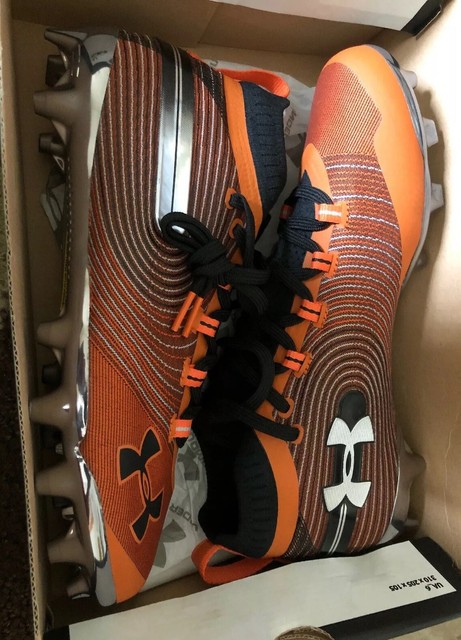 under armour orange cleats