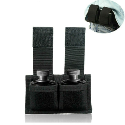 Double Speed Loader Belt Pouch - Holds 2 Loaders For .22 Mag, .32, .38, .357, .41 & .44 Caliber Revolvers