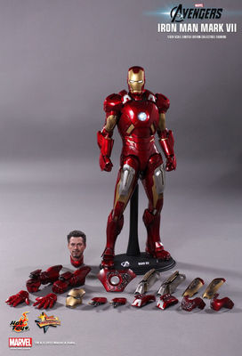 アイアンマンマークⅦ 1/6フィギュア MMS185 Hot Toys AVENGERS IRON MAN MMS185 1/6 scale figure~Downey Jr