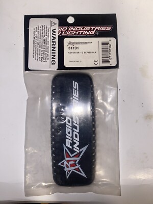 RIGID Industries 31191 SR-Q Series Light Cover -black With Logo