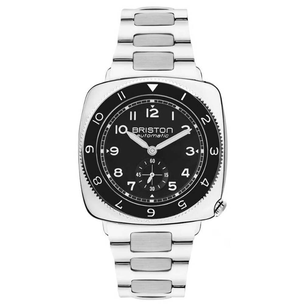 Briston Clubmaster Legend Automatic Small Second Black SS Unisex