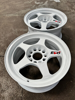 NEW 15x7.5J 15x7J AOW EVO Regamaster WHITE wheel 5x114.3 Fits