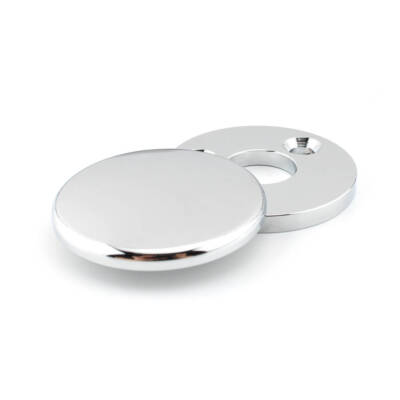 Chrom Gabelschlossabdeckung Fork Lock Cover Für Harley Road King FLHR 1994-up