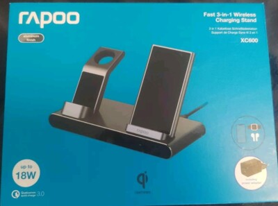 Wireless Ladegerät für iOS und Android Rapoo XC600 18W Aluminium Finish 