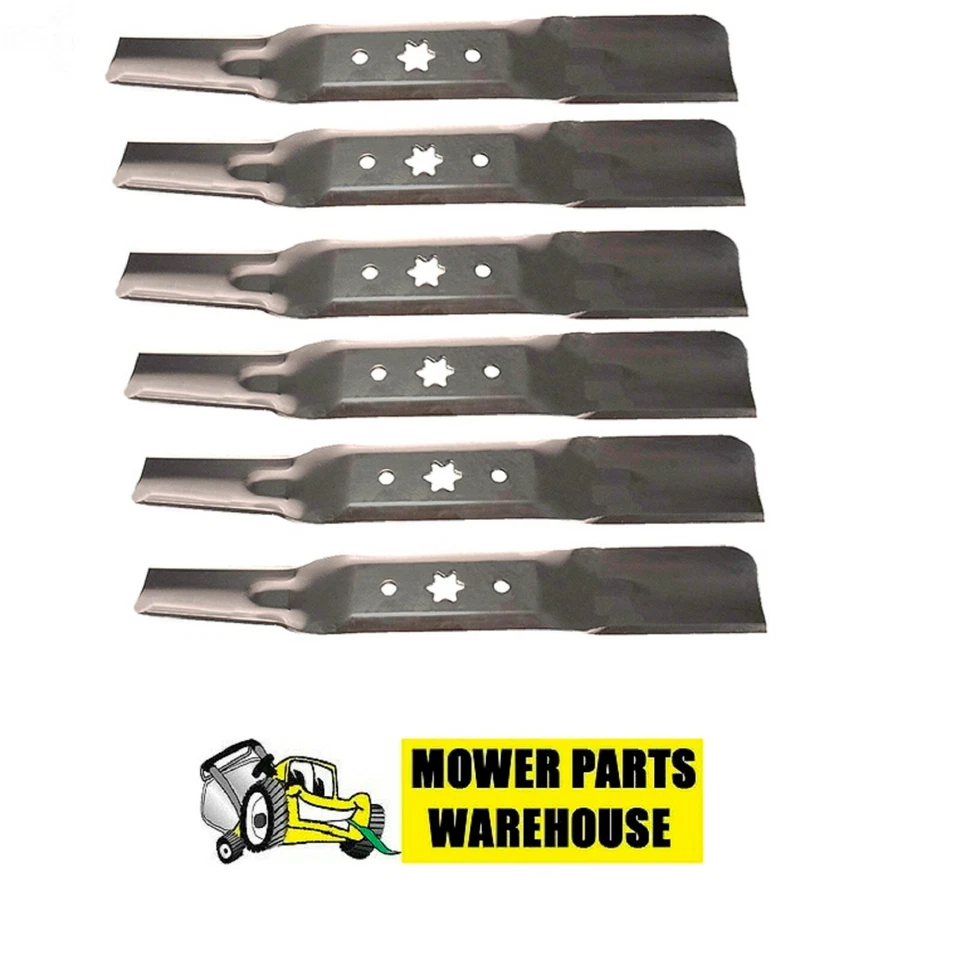 ROTARY 6 BLADES FOR CUB CADET MOWER 942-05052A 742-05052A RZT L50 S50 XT1 LT50 GT50