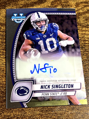 NICK SINGLETON 2024 Bowman Chrome University Auto #PA-NSI