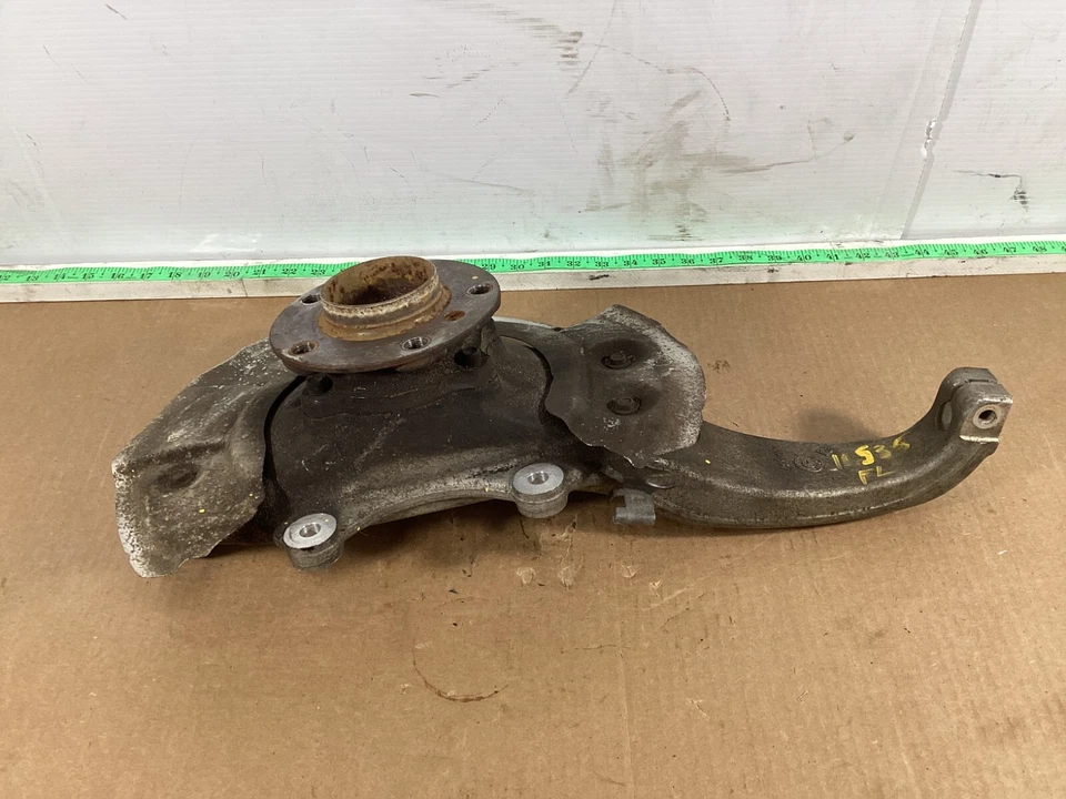 BMW 535I 2011-2016 rueda delantera izquierda eje nudillo buje cojinete 6775770 OEM. Foto 3 de 4