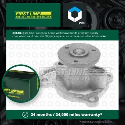 Water Pump fits NISSAN QASHQAI J10, J11 1.2 1.6 2007 on Coolant Firstline New