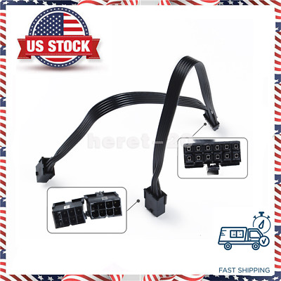 For NVIDIA GeForce RTX 3070 3080 Graphics Card Power Cable 2x 8 Pin to 12-Pin 