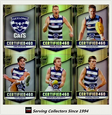 2017 Afl Select Certified Team Set Of 12 Cards Geelong Cats