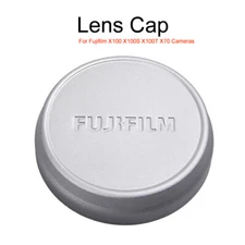 1pcs Metal Front Lens Cap Push Up 49mm For Fujifilm X100 X100S X100T X70 Cameras