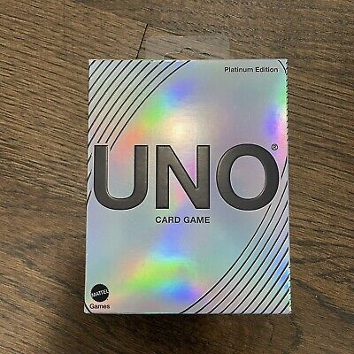 UNO Platinum Edition Card Game • 2023