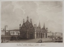 Antonio Terreni, Pisa II, Toscana, Acquatinta, 1801,