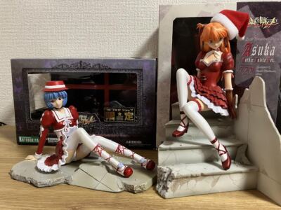 Neon Genesis Evangelion Gothic lolita Figure set Asuka Langley