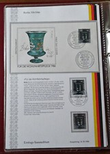 Berlin ETSB 10b / 1986 ERSTTAGS SAMMELBLATT Briefmarken F&uuml;r die Wohlfahrtspflege