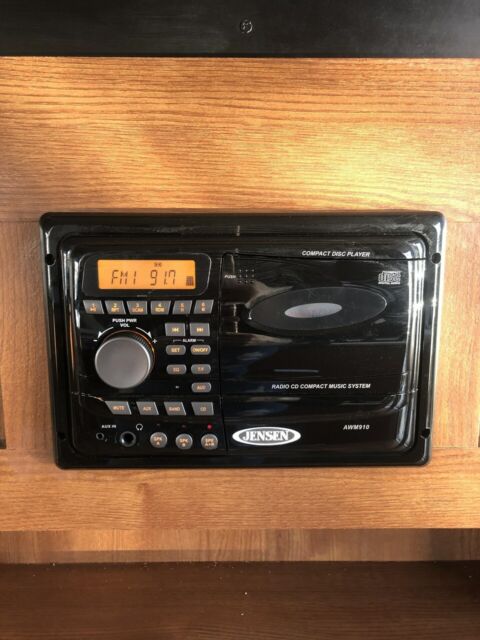Home Audio Theater Renewed Jensen Awm910 Am Fm Cd Wallmount Stereo System 50 Watts Black Compact Radios Stereos - Jensen Awm910 Rv Wall Mounted Cd Player Am Fm Radio Home Audio Theater Renewed Jensen Awm910 Am Fm Cd Wallmount Stereo System 50 Watts Black Compact Radios Stereos - Jensen Awm910 Rv Wall Mounted Cd Player Am Fm Radio