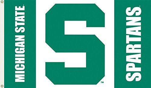 NCAA Michigan State Spartans Flag with Grommets 60 x 36in - Picture 1 of 1