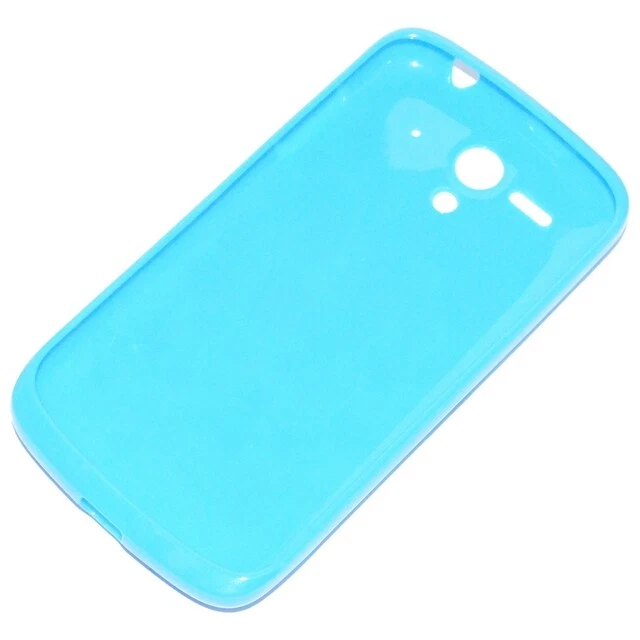 Huawei Hard Cover Custodia Originale Color Shell Ascend G300 Glossy Touch Blu - Immagine 2 di 3