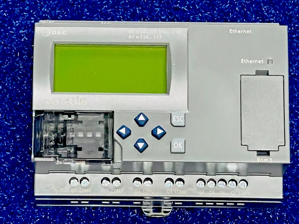Controlador IDEC FT1A-H24RA, CPU, 24I/O, alimentación CC, 100-240VAC Foto 2 de 4