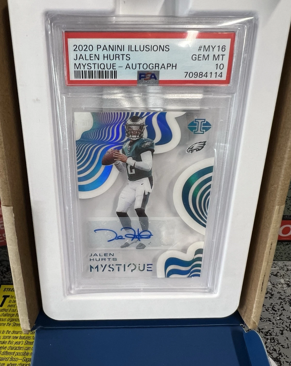 Jalen Hurts Panini Illusions Mystique #MY16 Autograph